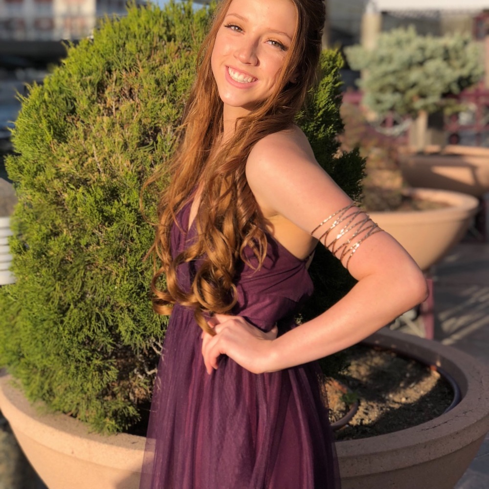 Deep Purple Prom Dress